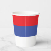 Gobelets En Papier Drapeau de la Republika Srpska (Droite)