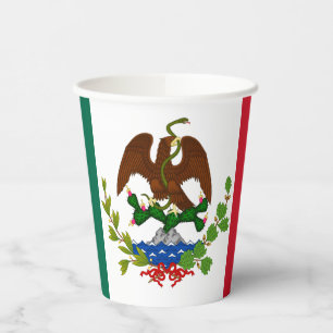 Gobelets En Papier Drapeau de la République mexicaine : 1824-1835, Pè