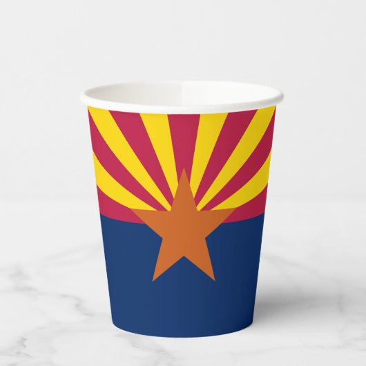 Gobelets En Papier Drapeau de l'Arizona (Gauche)