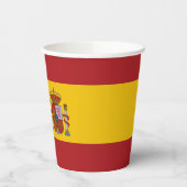 Gobelets En Papier Drapeau de l'Espagne (Gauche)