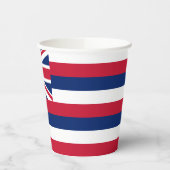 Gobelets En Papier Drapeau de l'État d'Hawaii (Gauche)