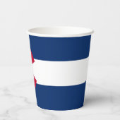 Gobelets En Papier Drapeau de l'État du Colorado (Verso)