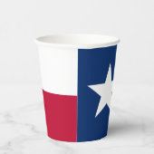 Gobelets En Papier Drapeau de l'État du Texas (Droite)