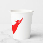 Gobelets En Papier Drapeau de l'île de Pâques (Verso)