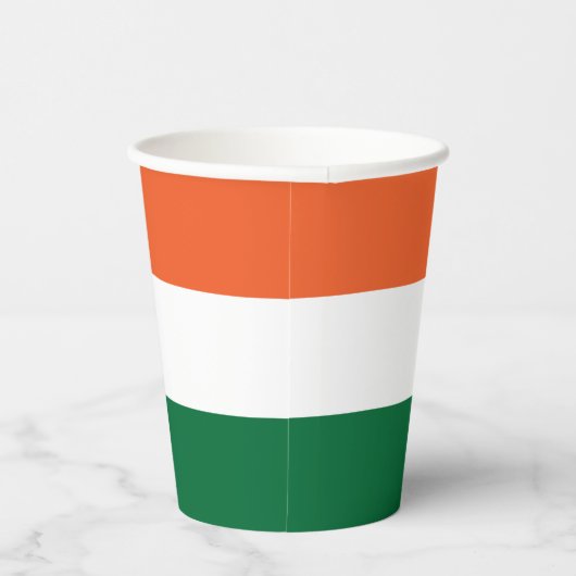 Gobelets En Papier Drapeau de l'Inde (Droite)