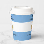 Gobelets En Papier Drapeau de l'indépendance de l'Argentine (Droite)