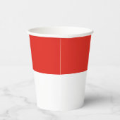 Gobelets En Papier Drapeau de l'Indonésie (Droite)