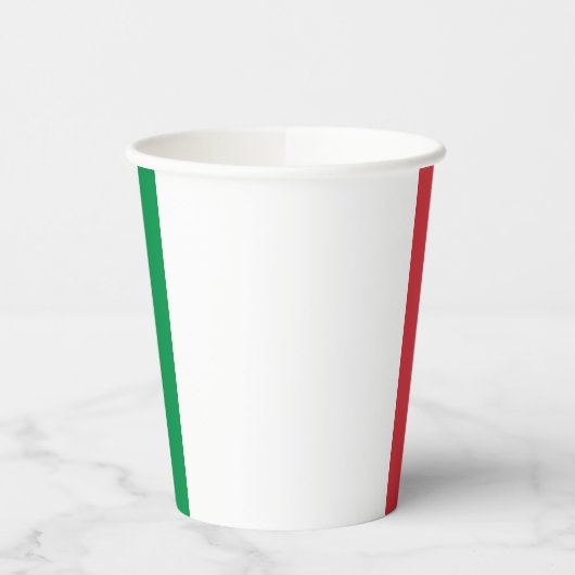 Gobelets En Papier Drapeau de l'Italie (Gauche)