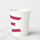 Gobelets En Papier Drapeau de l'Ohio (Verso)
