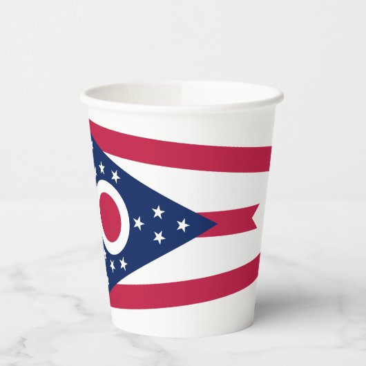 Gobelets En Papier Drapeau de l'Ohio (Gauche)