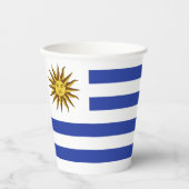 Gobelets En Papier Drapeau de l'Uruguay (Recto)