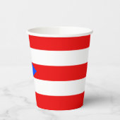 Gobelets En Papier Drapeau de Porto Rico (Gauche)