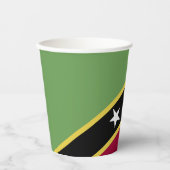 Gobelets En Papier Drapeau de Saint-Kitts-et-Nevis (Recto)