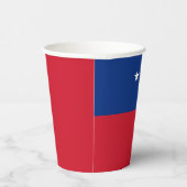 Gobelets En Papier Drapeau de Samoa (Droite)