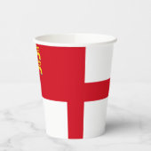 Gobelets En Papier Drapeau de Sercq (Gauche)