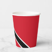 Gobelets En Papier Drapeau de Trinité-et-Tobago (Verso)