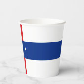 Gobelets En Papier Drapeau des Antilles néerlandaises (Verso)