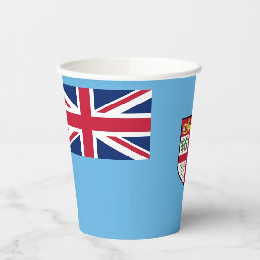 Gobelets En Papier Drapeau des Fidji (Gauche)