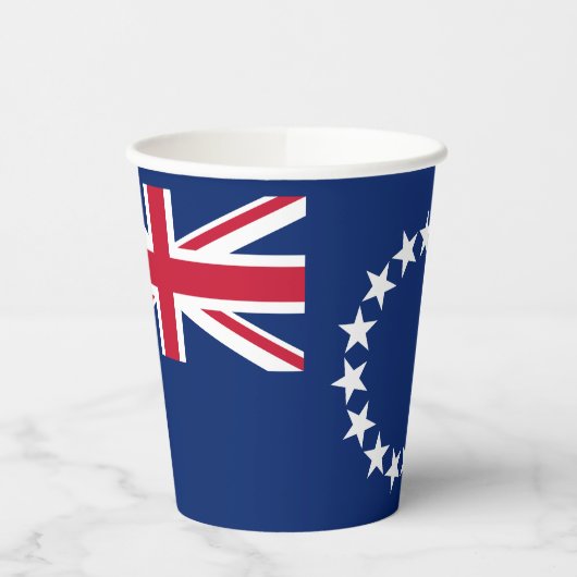 Gobelets En Papier Drapeau des îles Cook (Gauche)