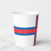 Gobelets En Papier Drapeau des îles Féroé (Droite)