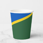 Gobelets En Papier Drapeau des Îles Salomon (Verso)