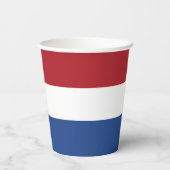 Gobelets En Papier Drapeau des Pays-Bas (Verso)