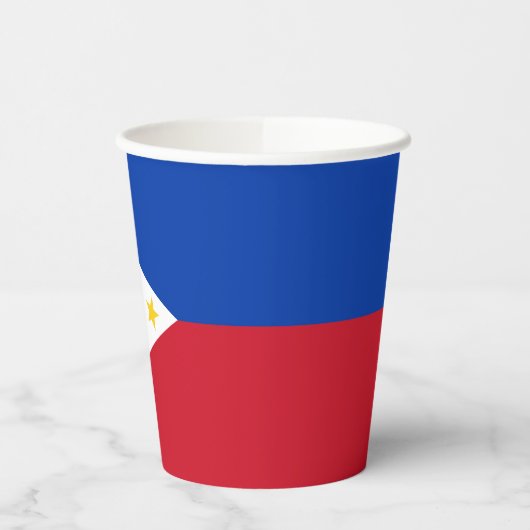 Gobelets En Papier Drapeau des Philippines (Gauche)