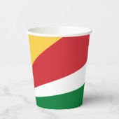 Gobelets En Papier Drapeau des Seychelles (Gauche)
