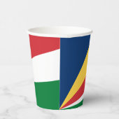 Gobelets En Papier Drapeau des Seychelles (Droite)