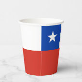 Gobelets En Papier Drapeau du Chili (Droite)