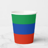 Gobelets En Papier Drapeau du Daghestan (Gauche)