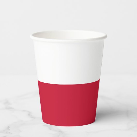 Gobelets En Papier Drapeau du Groenland (Verso)