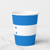 Gobelets En Papier Drapeau du Honduras (Verso)