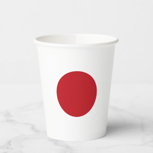 Gobelets En Papier Drapeau du Japon (Gauche)