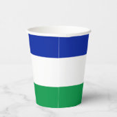Gobelets En Papier Drapeau du Lesotho (Droite)