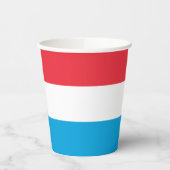 Gobelets En Papier Drapeau du Luxembourg (Gauche)