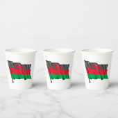 Gobelets En Papier Drapeau Du Malawi
