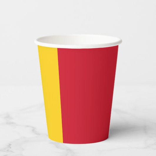 Gobelets En Papier Drapeau du Mali (Verso)