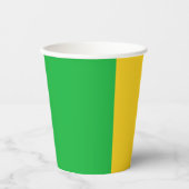 Gobelets En Papier Drapeau du Mali (Recto)