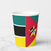 Gobelets En Papier Drapeau du Mozambique (Droite)