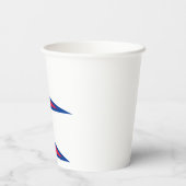 Gobelets En Papier Drapeau du Népal (Verso)