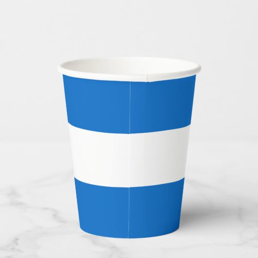 Gobelets En Papier Drapeau du Nicaragua (Droite)