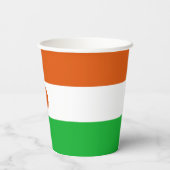 Gobelets En Papier Drapeau du Niger (Verso)