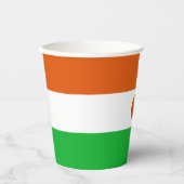 Gobelets En Papier Drapeau du Niger (Recto)
