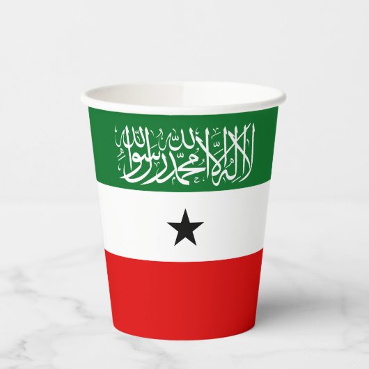 Gobelets En Papier Drapeau du Somaliland (Gauche)