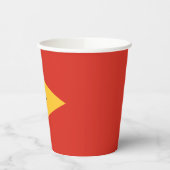 Gobelets En Papier Drapeau du Timor oriental (Gauche)