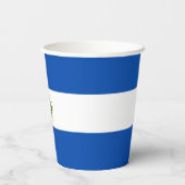 Gobelets En Papier Drapeau El Salvador (Verso)