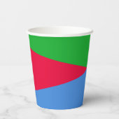Gobelets En Papier Drapeau Érythrée (Verso)