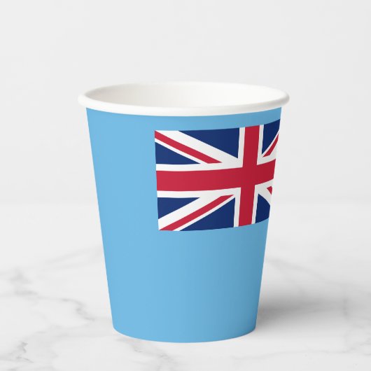 Gobelets En Papier Drapeau Fidji (Recto)