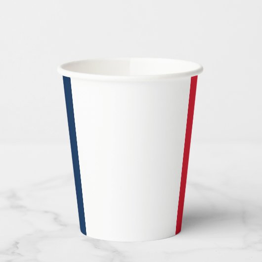 Gobelets En Papier Drapeau français (Gauche)